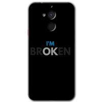 Potkal Hediye Fabrikası General Mobile GM 8 Kılıf HD Desen Baskılı Arka Kapak - Im Broken
