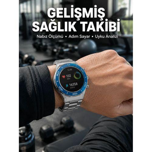 2025 Model Yuvarlak Ekran Android Ve İos Uyumlu Gps Takibi Yapabilen Akıllı Saat Yeni Nesil