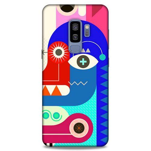 Lopard Samsung Galaxy S9 Plus Uyumlu Kılıf Soyut Sanat (13) Baskılı Silikon Kap