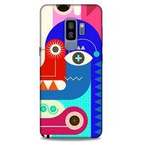 Lopard Samsung Galaxy S9 Plus Uyumlu Kılıf Soyut Sanat (13) Baskılı Silikon Kap