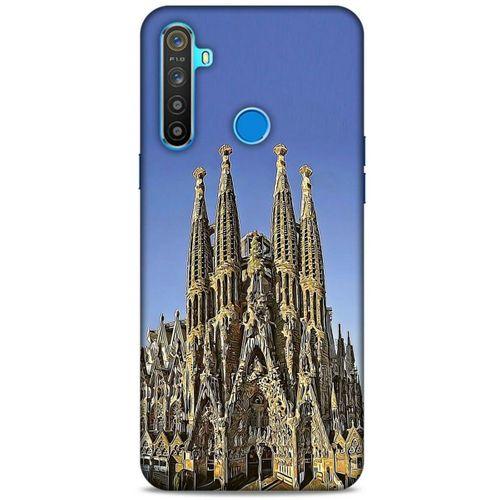 Oppo Realme 5i Kılıf Dünya Mimarisi (36) Glitter Kılıf La Sagrada Familia