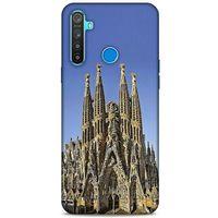 Oppo Realme 5i Kılıf Dünya Mimarisi (36) Glitter Kılıf La Sagrada Familia