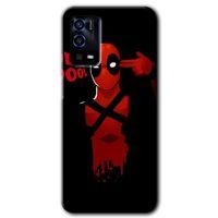 OPPO Oppo A55 Kılıf HD Desen Baskılı Arka Kapak - DeadPool 4