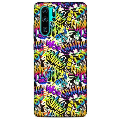 Graffitix (32) Desenli Silikon Kapak Huawei P30 Pro Kılıf