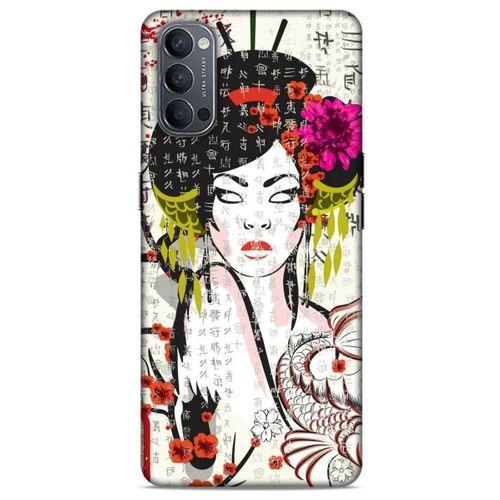 Oppo Reno 4 Kılıf Japonya (17) Tasarım Kılıf Geyşa