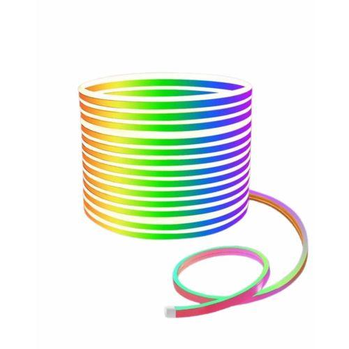 Dekoratif Rgb Led Şerit Neon Işık 3 Metre Su Geçirmez Uzaktan Kumandalı Ortam Aydınlatması