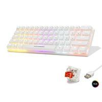 Mekanik Gaming Mini Klavye Red Switch Rgb - Beyaz G508R