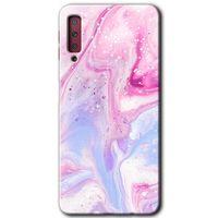 Potkal Hediye Fabrikası Samsung Galaxy A7 2018 Kılıf HD Desen Baskılı Arka Kapak - Kabarmış Leke