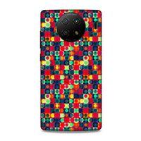 Lopard Xiaomi Redmi Note 9 5g Uyumlu Kılıf Geometrix (37) Silicone Cover