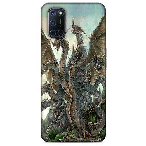 Oppo A52 Kılıf Dragons (35) Fit Design Kılıf 9 Başlı Ejderha