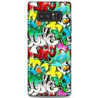 Graffitix (13) Desenli Silikon Kapak Samsung Galaxy Note 8 Kılıf