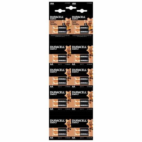 20'li Kartela 1.5 V Alkalin Aa Kalem Pil