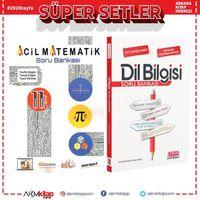 Acil Yayınları 11. Sınıf Acil Matematik ve AKM Dil Bilgisi Soru Bankası Seti 2 Kitap