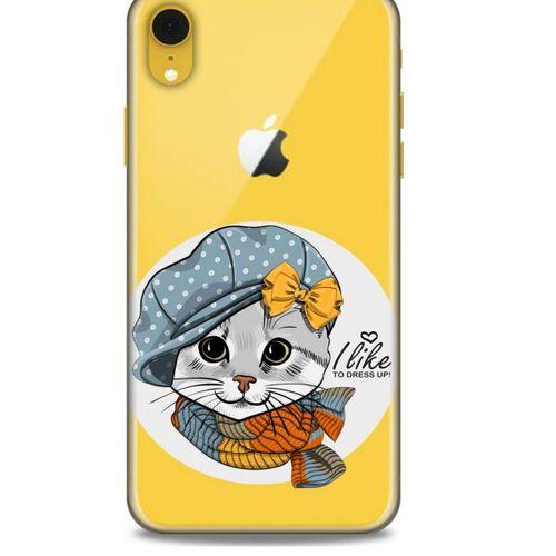 Zoologix (43) Apple iPhone XR Şeffaf Kılıf Silikon Desenli