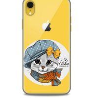 Zoologix (43) Apple iPhone XR Şeffaf Kılıf Silikon Desenli