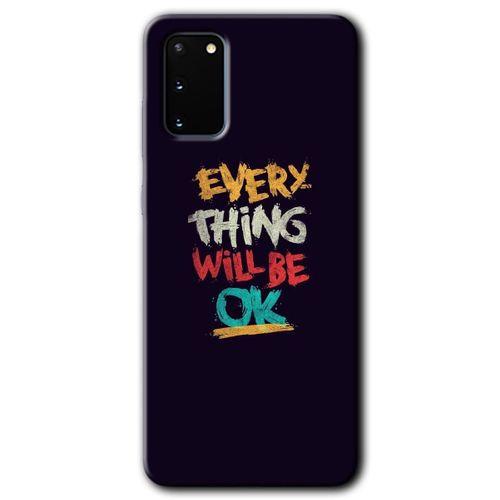 Galaxy S20 Kılıf HD Desen Baskılı Arka Kapak - Everything