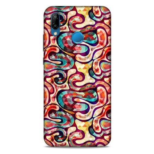 Huawei P20 Lite Kılıf Pastel Renkler (34) Slim Armor Kılıf Karışık Renkli