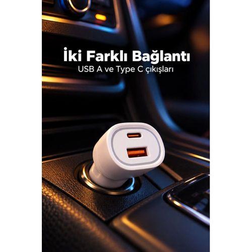 40w Maksimum Güçlü Araç İçi Şarj Cihazı
