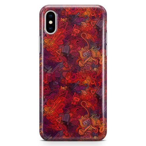 Apple iPhone X Kılıf Love School Arka Kapak Koruma Desenli Full Koruyucu
