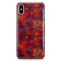 Apple iPhone X Kılıf Love School Arka Kapak Koruma Desenli Full Koruyucu