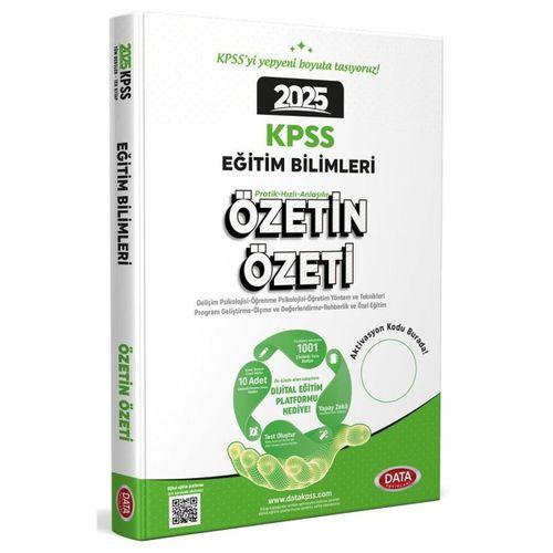2025 KPSS Eğitim Bilimlerinin Özeti Data Yayınları