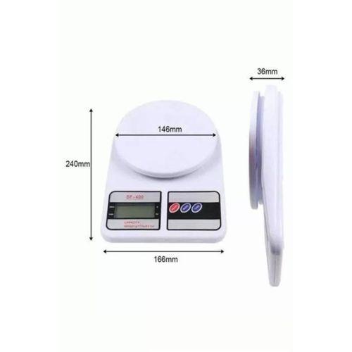 Mutfak Tartısı Dijital Göstergeli Hassas Tartı 10 Kg Kapasiteli