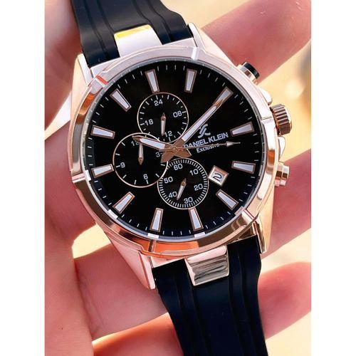 Daniel Klein Silikon Kordon İtalyan Tasarım Bileklik Hediyeli 2Yıl Garantili Erkek Kol Saati 10691.4