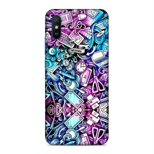 Xiaomi Redmi 9a Kılıf Bankaci Doodle Arka Kapak Silikon Koruma Full Koruyucu