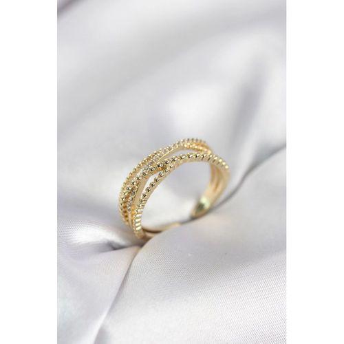 Gold Renk Sarmal Model Kadın Yüzük
