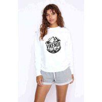 Pubg Vikendi Baskılı Beyaz Kadın Sweatshirt