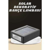 Dekoratif Duvar Lambası Solar Güneş Enerjili Bahçe Aydınlatması