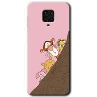 Xiaomi Redmi Note 9 Pro HD Baskılı Kılıf + 9D Tam Ekran Koruyucu - Winnie the Pooh