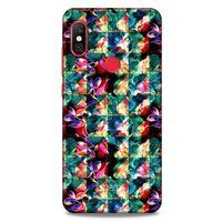 Xiaomi Redmi Note 6 Pro Kılıf Kelebek Etkisi (17) Tasarım Kılıf Turkuaz Yeşil
