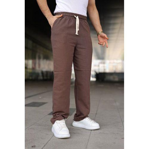 Erkek İthal Yıkamalı Keten Pantolon