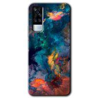 Potkal Hediye Fabrikası Vivo Y51a Kılıf HD Desen Baskılı Arka Kapak - Color Storm
