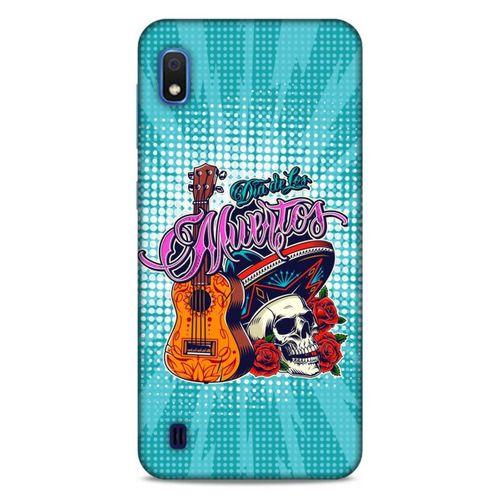Lopard Samsung Galaxy A10 Uyumlu Kılıf Tattoo's (34) Slim Armor Kılıf İskelet & Gitar