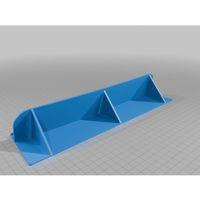 1500r Kavisli Ekran İçin Mini Soundbar Desteği 3D Baskı