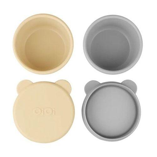 OiOi OiOi Kase Mini Bites Mellow Yellow / Powder Grey
