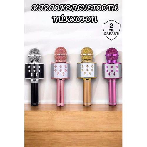 Şarjlı Ve Uzun Pil Ömürlü Karaoke Mikrofon Usb Bellek Destekli, Profesyonel Ses