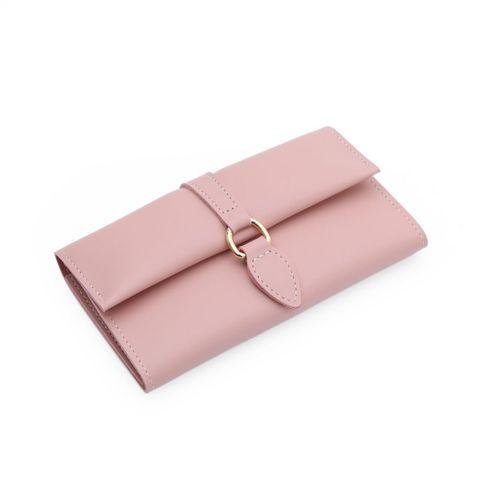 PRS Kadın Cüzdan Soft Dokulu Yumuşak Deri Cep Telefon ve Para Bölmeli Bayan Kartlık Yağmur Model