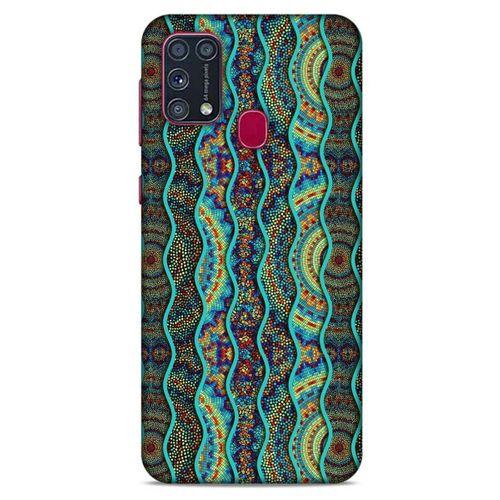 Samsung Galaxy M31 Kılıf Baskılı Özel Seri Taşlı (32) Soft Silikon Kılıf