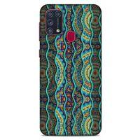 Samsung Galaxy M31 Kılıf Baskılı Özel Seri Taşlı (32) Soft Silikon Kılıf