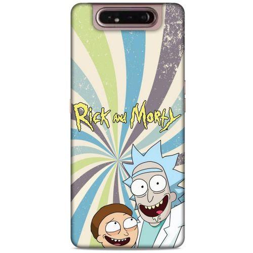 Samsung Galaxy A80 Uyumlu Kılıf Rick And Morty (3) Kapak President Morty