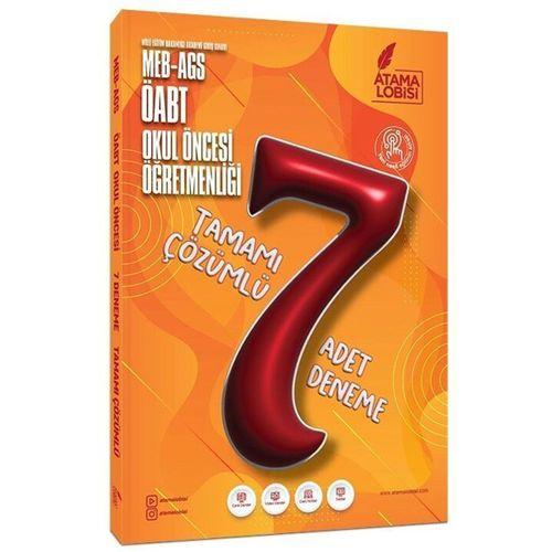 ÖABT MEB AGS Okul Öncesi Öğretmenliği 7 Deneme Çözümlü Atama Lobisi Yayınları