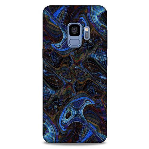 Samsung Galaxy S9 Uyumlu Kılıf Mavi Delisi (6) Silikon Kılıf Taş
