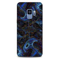 Samsung Galaxy S9 Uyumlu Kılıf Mavi Delisi (6) Silikon Kılıf Taş