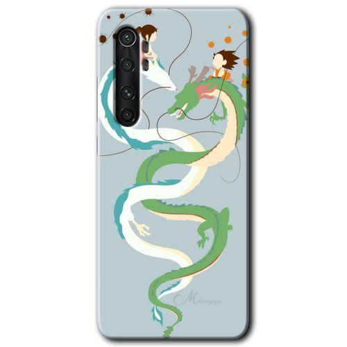 Xiaomi Mi Note 10 Lite HD Baskılı Kılıf + 9D Tam Ekran Koruyucu - Snake Friendship