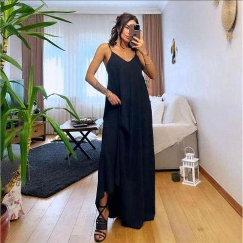 Kadın Ip Askılı Salaş Süprem Kumaş Elbise