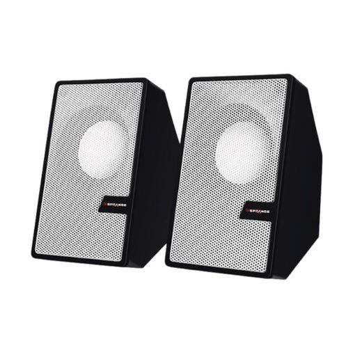 Beyaz USB 2.0 + 3.5mm USB Hoparlör