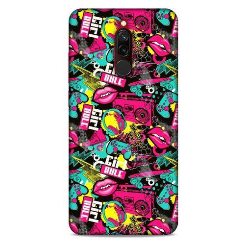 Graffitix (27) Desenli Silikon Kapak Xiaomi Redmi 8 Kılıf